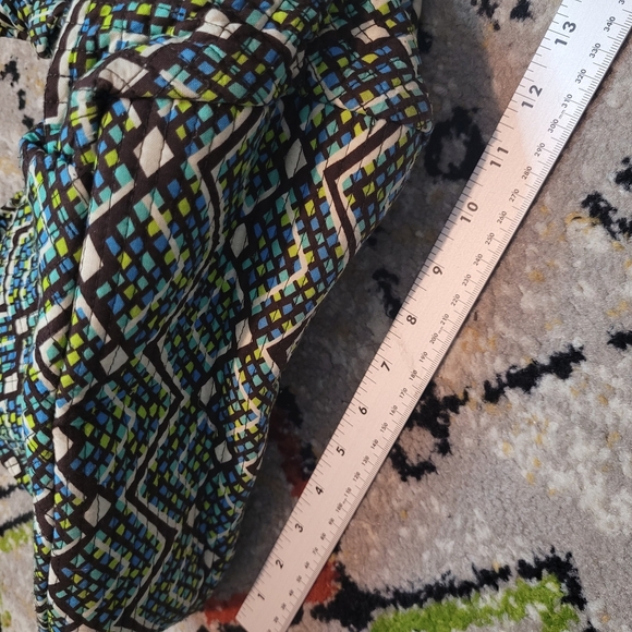 Vera Bradley Retired Rain Forest Hadley Satchel Patterned Tote Bag Multicolor - Picture 5 of 6